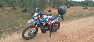 Moto Voge 300 Rally Enduro Azul/Rojo/Blanco