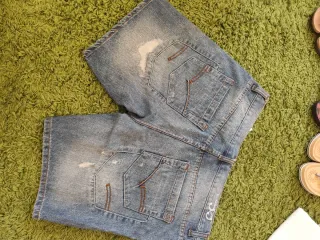 Pantaloni corti Jeans Goth Lines tg 48 - ottimi!