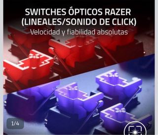 Teclado Razer Huntsman V2 TKL (Switch Rojo)