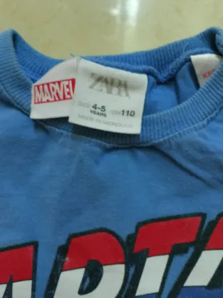 Completo zara Captain America 5 anni