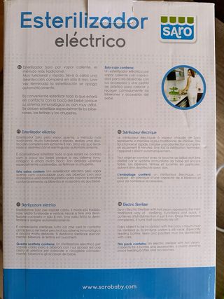 Esterilizador Eléctrico Saro 6 Biberones