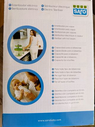 Esterilizador Eléctrico Saro 6 Biberones