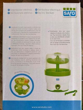 Esterilizador Eléctrico Saro 6 Biberones