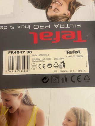 Freidora Tefal Filtra Pro Inox Nueva