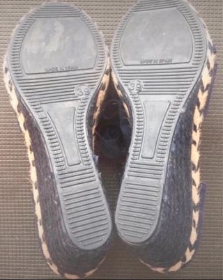 Alpargatas ZARA HOME Cuña Abeja - Talla 39 NUEVAS