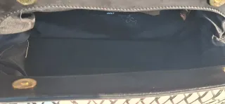 Borsa pochette Tosca Blu bianca e nera