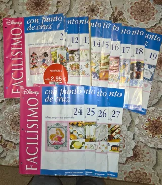 Revistas Facilísimo Disney Punto de Cruz