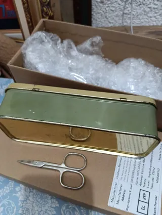 Hojalata maquina de coser alfa tijeras RETRO
