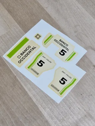 Scalextric calcas Banco Occidental tyrrell p34