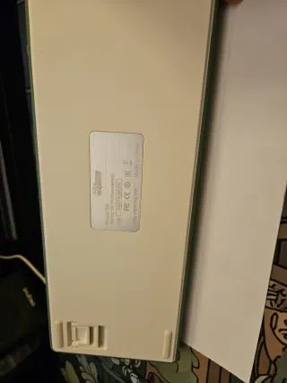 Teclado RK 65% Mecánico Verde/Blanco