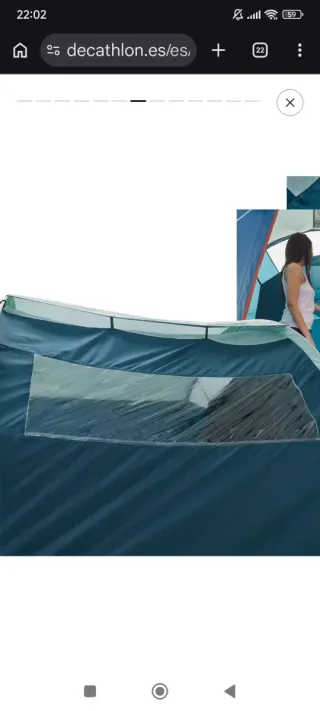 Tienda de Campaña familiar Arpenaz 4.1.