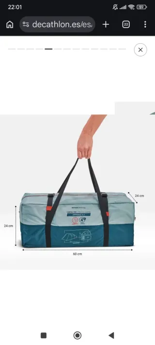 Tienda de Campaña familiar Arpenaz 4.1.