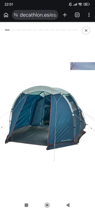 Tienda de Campaña familiar Arpenaz 4.1.