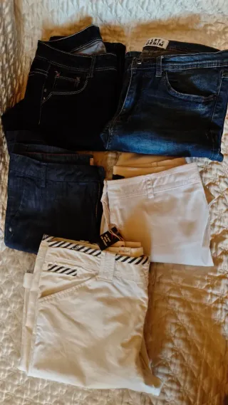 Lote bermudas y vaqueros Talla L
