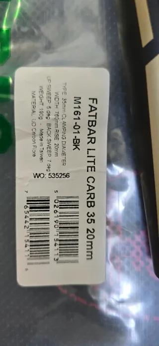 Manillar Renthal Fatbar Carbon Lite 35