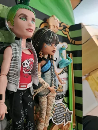 Monster High Creeproduction Cleo De Nile y Deuce