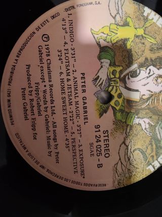 Vinilo Peter Gabriel
