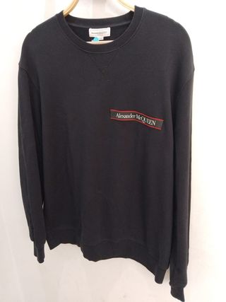 Sudadera Alexander McQueen Negra Hombre