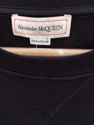 Sudadera Alexander McQueen Negra Hombre