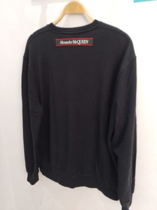 Sudadera Alexander McQueen Negra Hombre