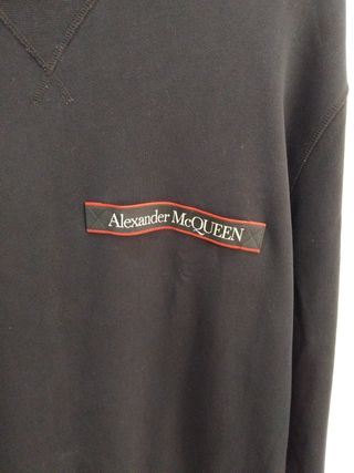 Sudadera Alexander McQueen Negra Hombre