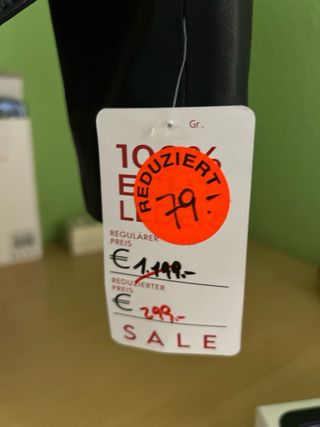 Chaqueta cuero MEFI negra talla M