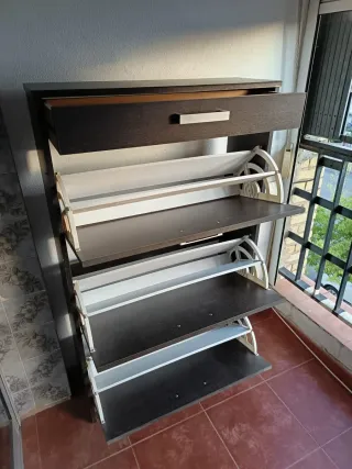 Zapatero de madera con 1 cajón PRECIO NEGOCIABLE