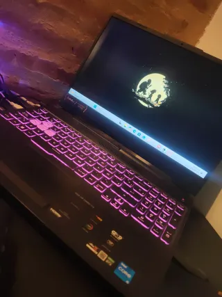 Portátil ASUS Negro/Morado