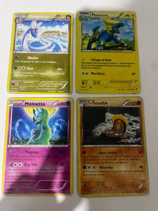 Lote de Cartas Pokémon Variadas