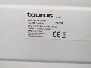 Microondas Taurus Blanco