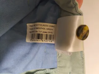 Pantalón Hackett niño verde menta.