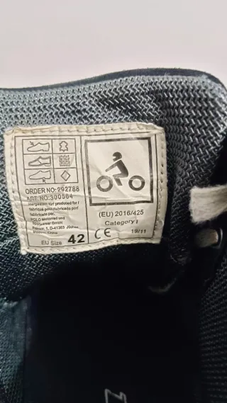 Zapatillas Moto FLM Negras