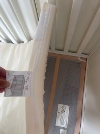 Cuna blanca IKEA modelo SUNDVIK