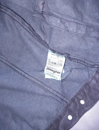 Chaqueta vaquera negra Calavera M
