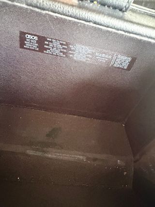 Bolso mini rígido estampado cebra