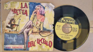 45 giri Pino Piacentino La Vendetta Dell'Uccello
