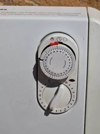 Calentador eléctrico pequeño con temporizador