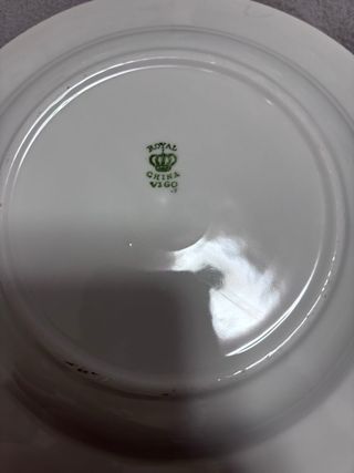 Vajilla Royal China Vigo de porcelana
