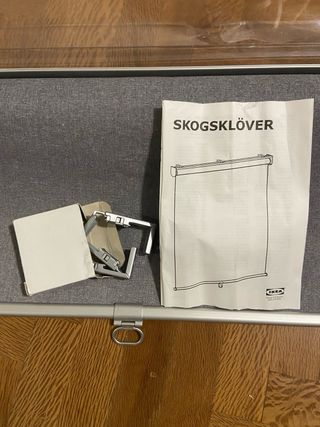 Estor SKOGSKLÖVER IKEA gris 140x195 cm
