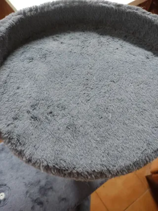 Rascador para gatos de tela y sisal