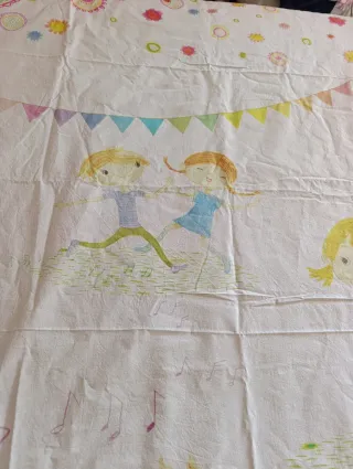 Telo tenda cameretta fantasia con asole