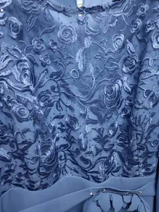 Vestido invitada boda azul