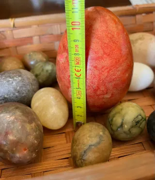 Uova in alabastro vintage