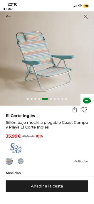 Hamaca de Playa Plegable