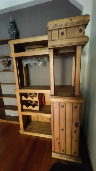 Mueble Bar Madera Rústico Antiguo