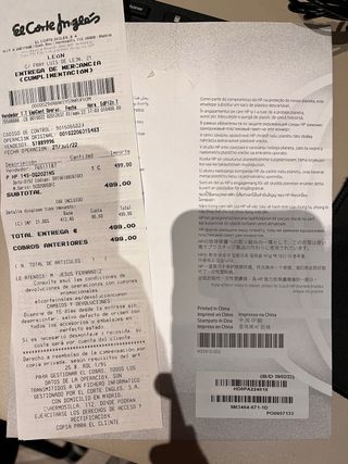 Portátil HP Plata con Cargador