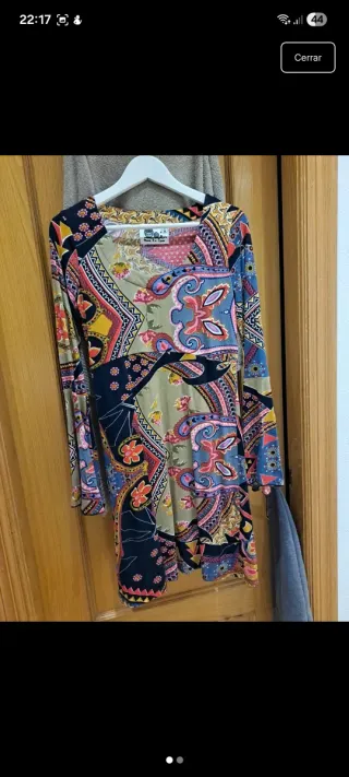 Vestido Boho Multicolor Talla Única