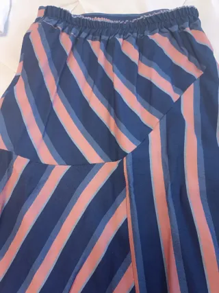 Falda larga estampada