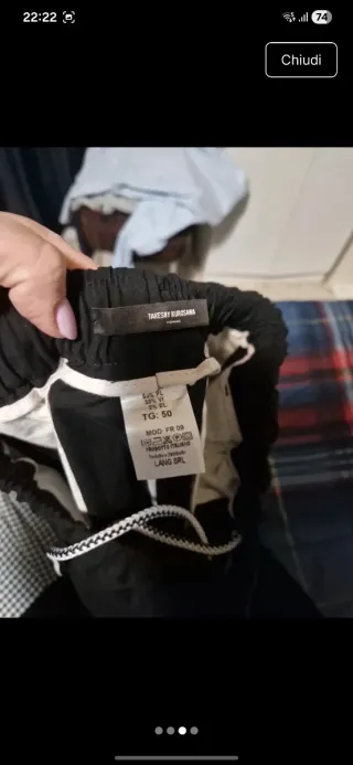 Pantaloni uomo neri