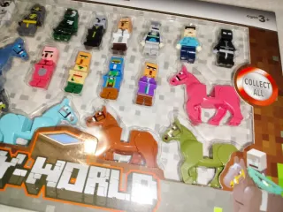 Minecraft My World com 18 Figuras e Cavalo